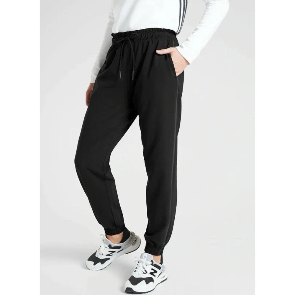 ATHLETA Metropolis Black Joggers Pants - Athleisure Wear - Women's Size 8